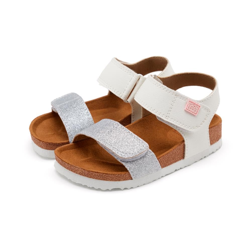 GIOSEPPO Mädchen Jabbeke Peeptoe Sandalen, Gold Cobre Cobre, 27 EU 27 EU Silber Plata Plata, 27 EU S