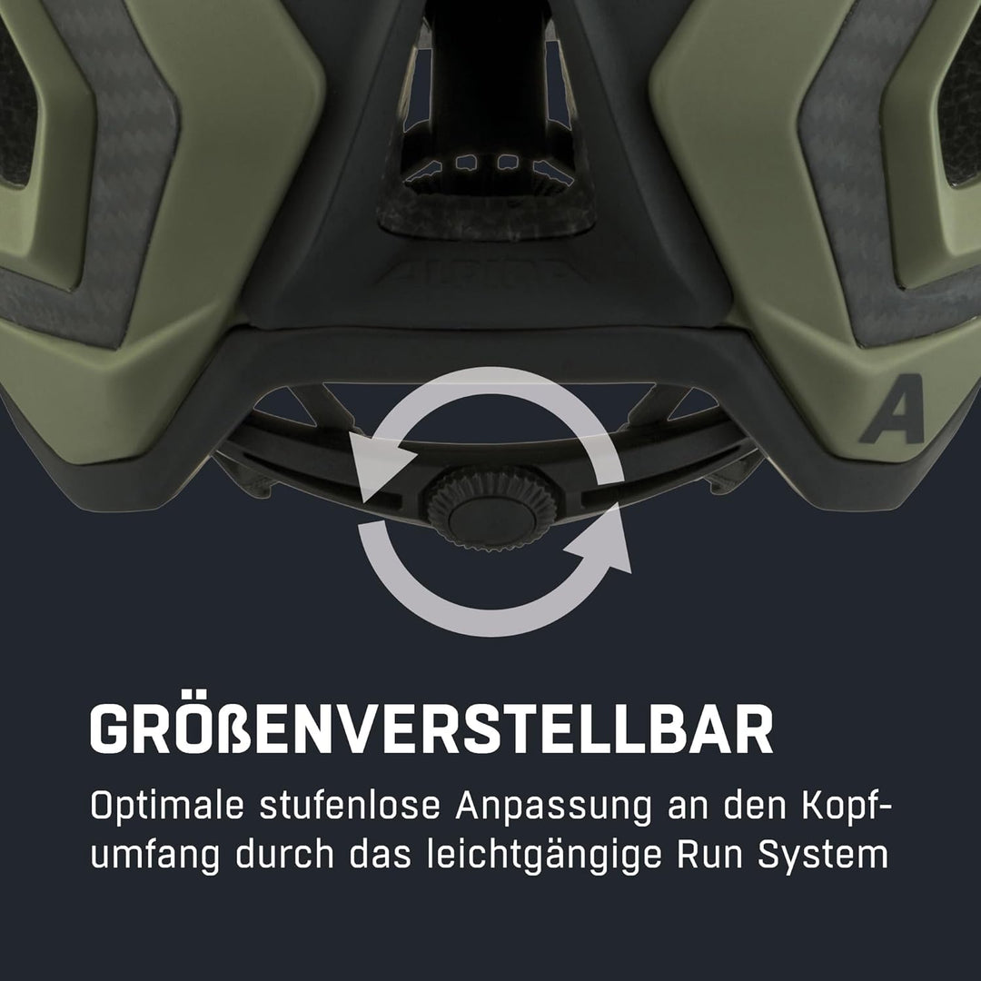 ALPINA ROOTAGE - Extrem Robuster, Carbonfaser-Verstärkter Enduro & Trail Fahrradhelm Mit Kühlenden P