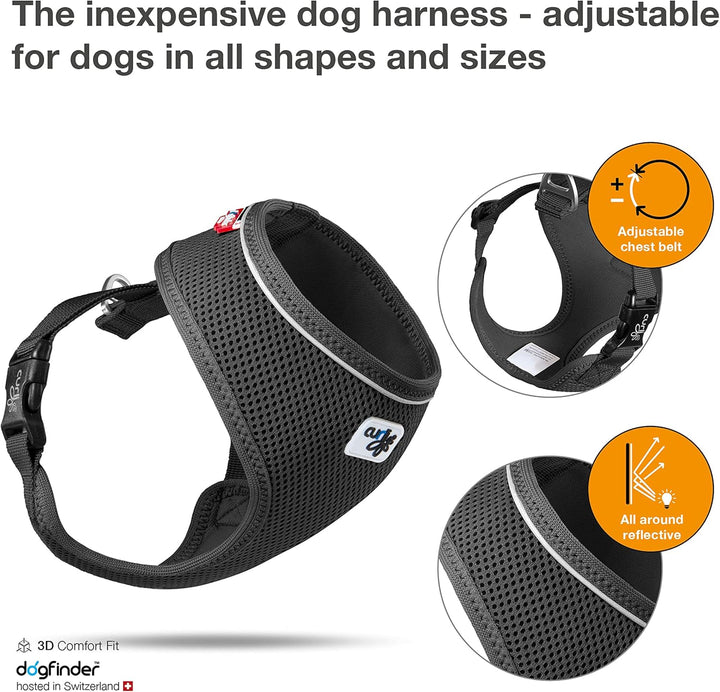 Basic Harness Air-Mesh Black XL XL Black, XL Black