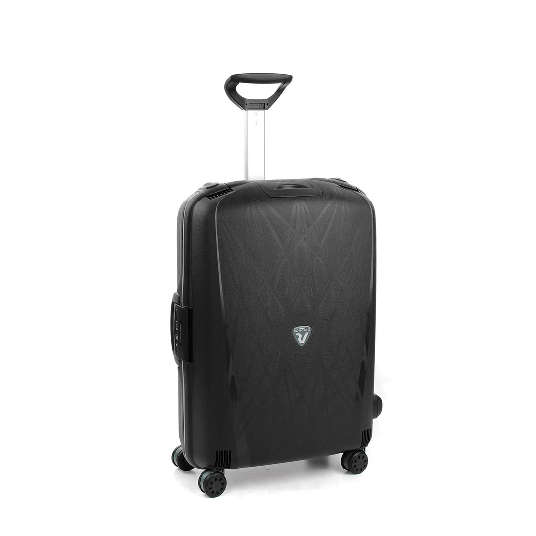 RONCATO Light Hartschalen Koffer Trolley medium Schwarz, Schwarz