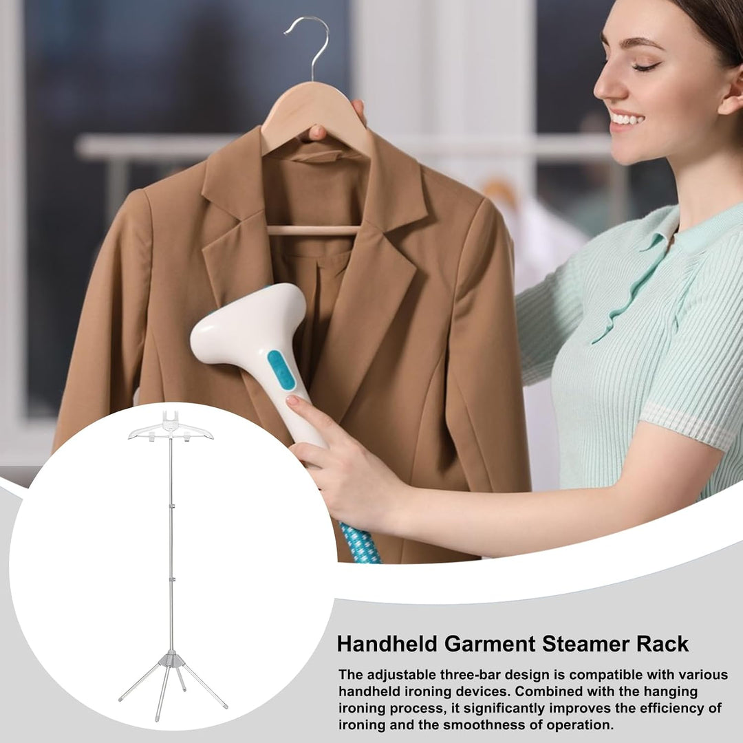 Steamer Stand Hanger Rack 62.99 Inch Clothing Organizer Portable Clothes Holder Easy Removal for Hom