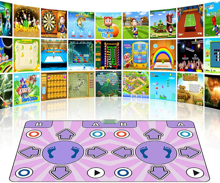 Tanzmatte für Kinder ab 8 Jahre Mädchen，Tanzmatte Erwachsene，Fun Kids Dancing Exercise Game, Plug an