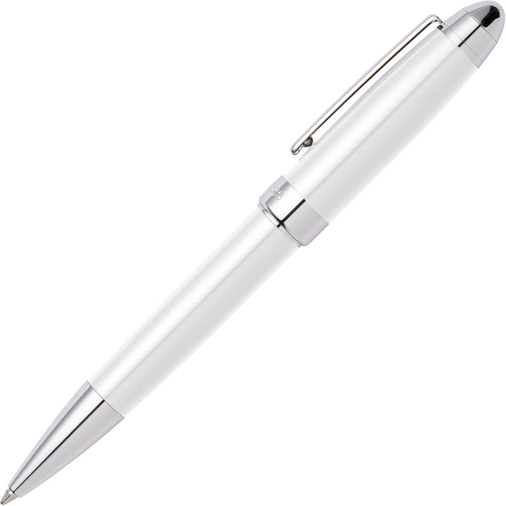 Hugo Boss Kugelschreiber Icon White aus Messing hergestellt, Farbe: Weiss, Abmessungen: 12 x 138mm,