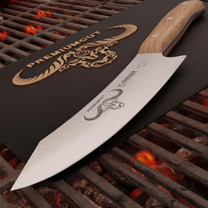 GIESSER seit 1776 - Made in Germany - Kochmesser 20 cm Olivenholz, PremiumCut Chefs No 1, Küchenmess
