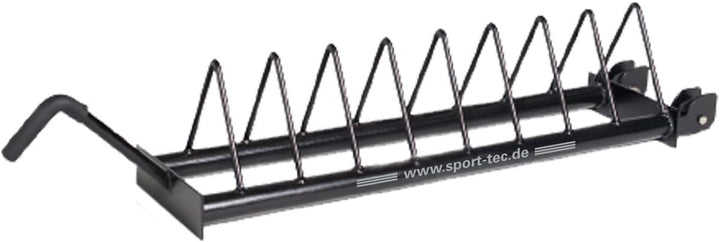 Sport-Tec Bumper Plate Rack, Hantelscheibenablage, fahrbar