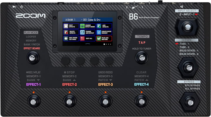 Zoom B6 Multi-Effects Processor for Bass