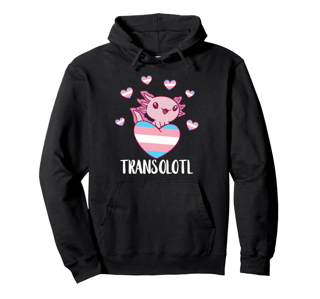 Transgender Happy Axolotl LGBTQ Trans Pride Gleichheit Pullover Hoodie