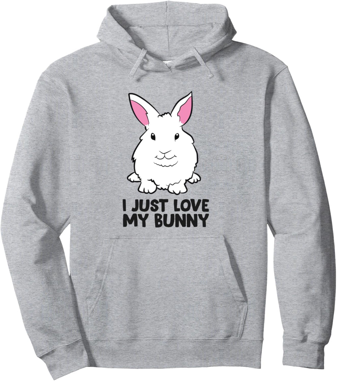 I Just Love My Bunny Niedlicher Hasenbesitzer Love Bunnies Pullover Hoodie