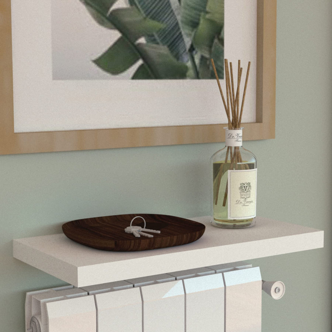 Henor Wandregal FSC® Holzwandregal 40 x 20 x 2.5 cm. Laden Sie 25 kg. Weiss 40 Weiss, P-20 Cm., 40 W