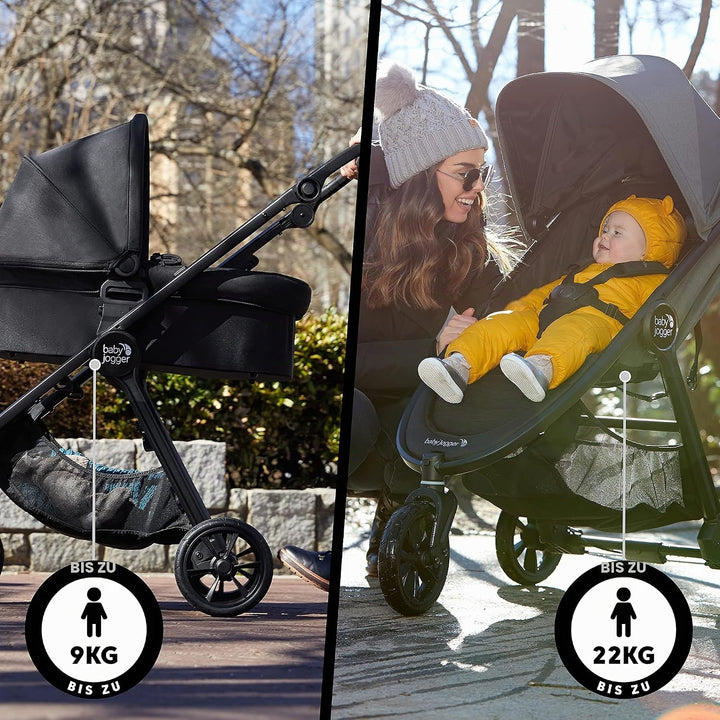 Baby Jogger City Mini GT2 leichter Kombikinderwagen | Allradfederung für jedes Gelände | mit einer H