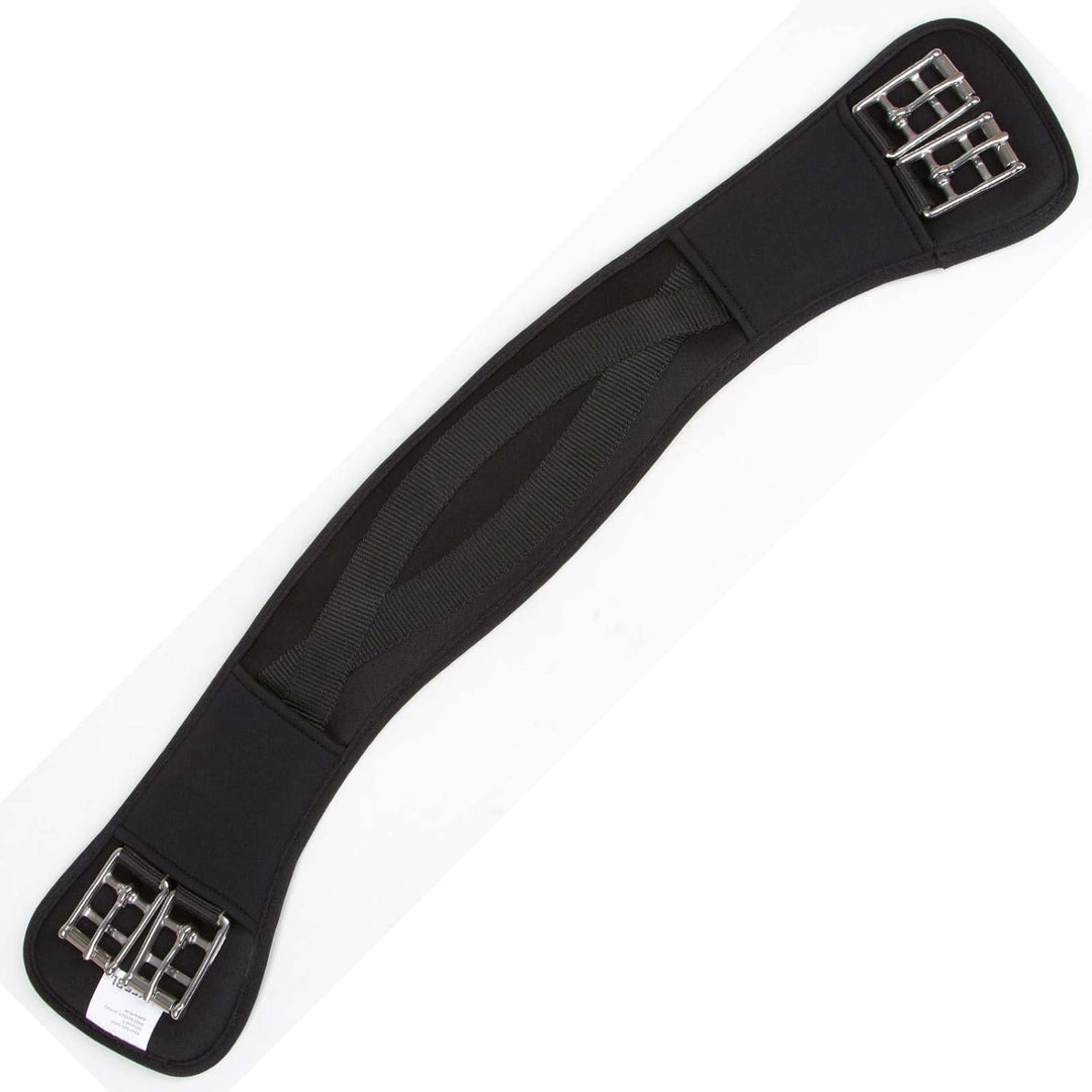Kerbl Sattelgurt Kurzgurt Anatomisch Geformt, 50 cm, 32443 50 Schwarz, 50 Schwarz