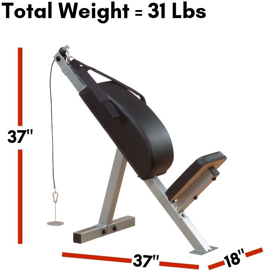 Body-Solid PAB-21X Powerline-Serie Bauchtrainer | Bauchmuskeltrainer | Bauch-Cruncher | AB Bench