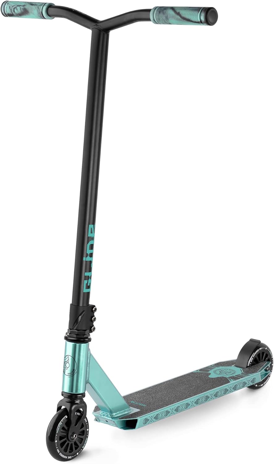 Movino Glide Stunt Scooter Roller Professioneller Freestyle Roller ABEC 9 Kickscooter mit 100mm Rad