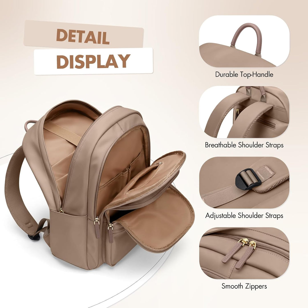 GOLF SUPAGS Gross Arbeitsrucksack Damen, Wasserdicht Laptop Rucksack mit Laptopfach, Multifunktional