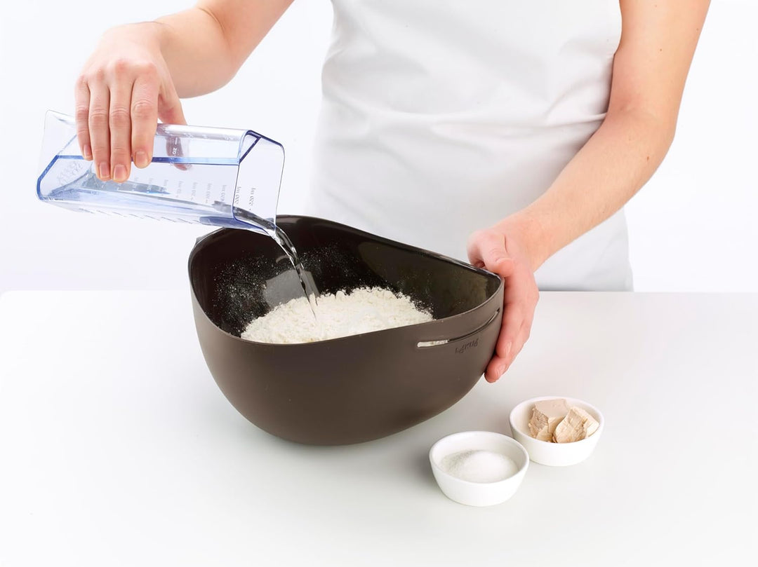 Lékué-Brotbackset, Silikon, braun, 30 x 25 x 15 cm (3000085SURM017) Set Brotbackschale + Löffel + Ba