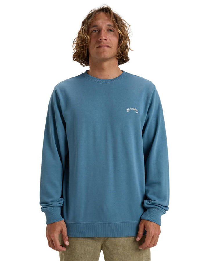 Billabong Herren Arch Cr Lt Fleece Top (1er Pack) XS Glacier Blue, XS Glacier Blue