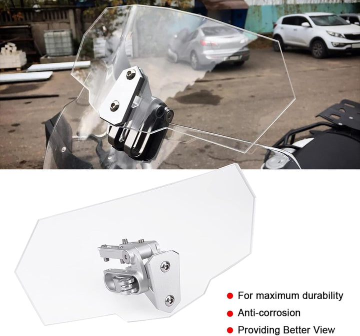 Motorrad Windschutzscheiben, Universal Kunststoff Windschutzscheibe Motorrad Windschutzscheibe Winda