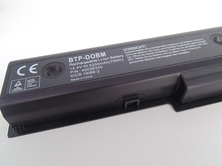 FengWings® 14,4V 5200mAh BTP-DOBM Akku BTP-DNBM BTP-D0BM Laptop Akku für Medion akku E7218 MD97872 M