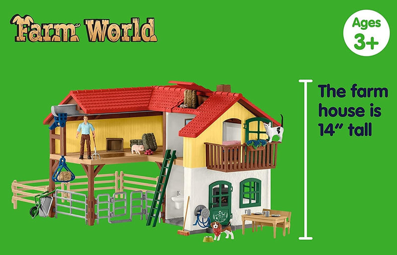 Schleich Farm World 42407 Large Farm House Standardverpackung, Standardverpackung