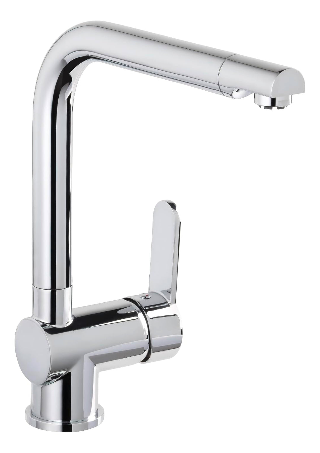 aquaSu® Niederdruck Spültischarmatur Sanmix Style, für Boiler oder Warmwasseranschluss, hoher Auslau