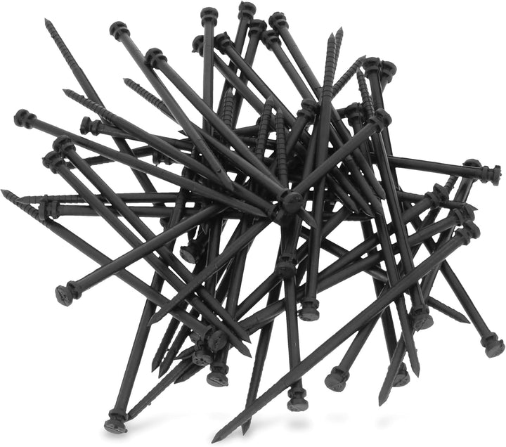 KLIMAS® Tellerdübel 100 Stück LTX ∅ 10 mm x 220 mm Dämmstoffdübel mit Kunststoffnagel Gelocht | Styr