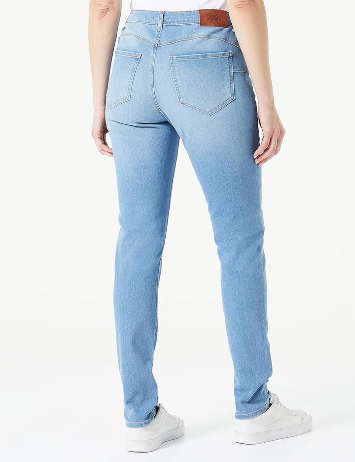 United Colors of Benetton Damen Hose 29 Hellblau Denim 904, 29 Hellblau Denim 904