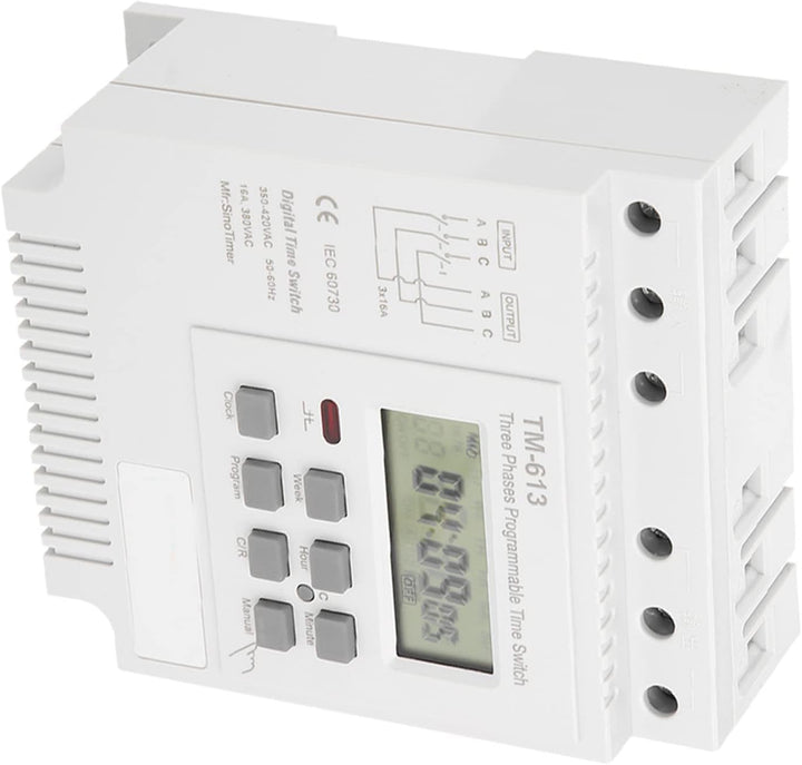 Zeitrelais 380 V 3 Phasen Motor Timer Tm 163 Drei Phasen 380 V Smart Digital Weekly Programmable Con