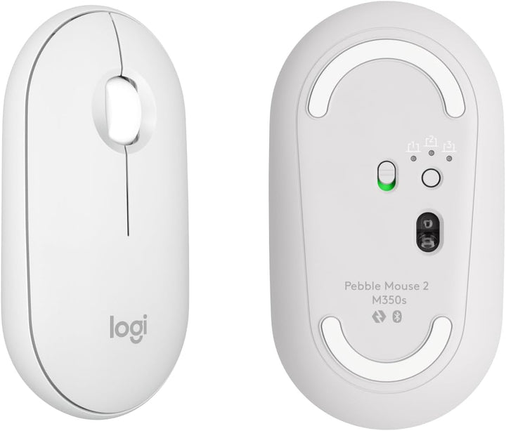 Logitech Pebble 2 Combo - US QWERTY-Layout International Layout, Weiss