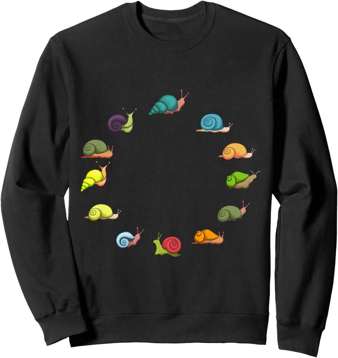 Schnecken Haustier mit Schneckenhaus Sweatshirt