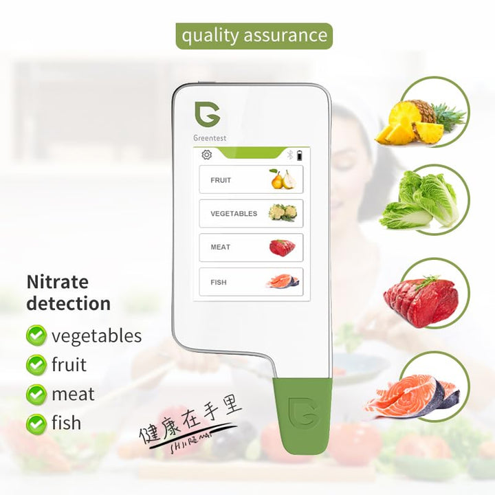Greentest 2F Nitrat-Messgerät für frisches Fleisch, Obst und Gemüse | Schnelle Messung von Nitratwer