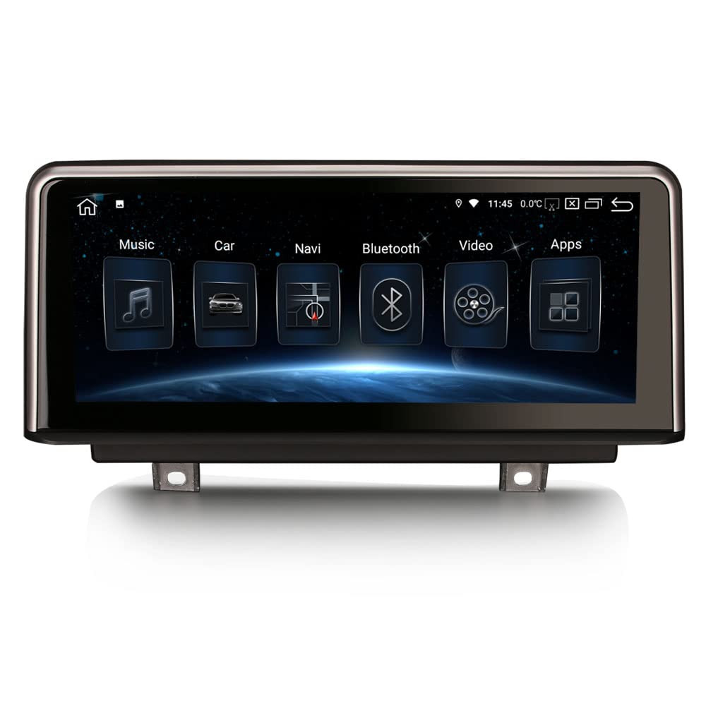 Erisin 10.25 Zoll 8-Kern IPS Android 10 Autoradio GPS Navi für BMW 1er F20/F21 3er F30 F31 F34 4er F