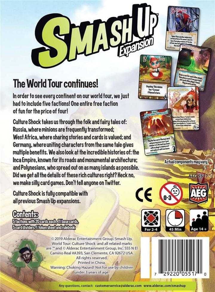 Alderac Entertainment 5517 - Smash Up World Tour - Culture Shock