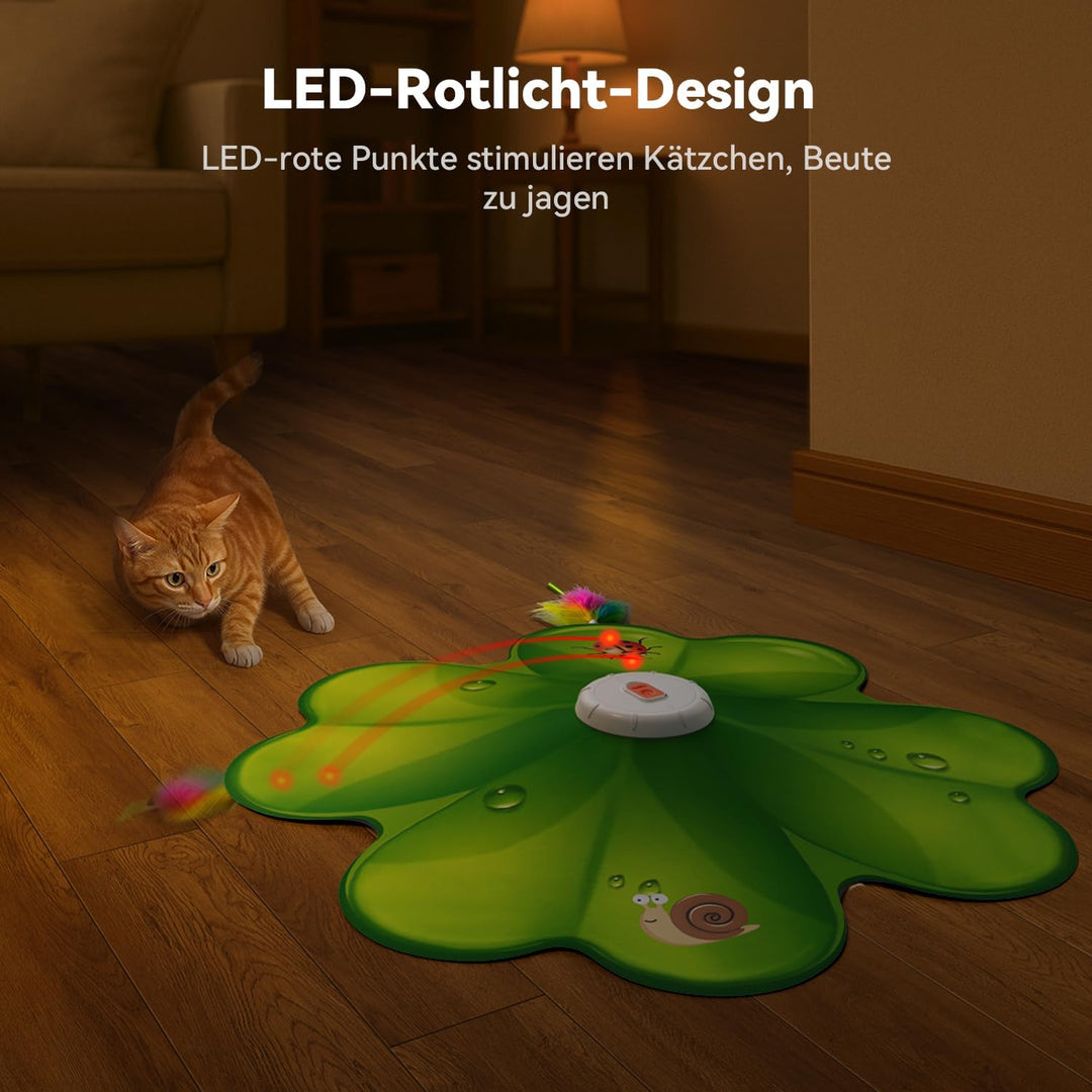FEELNEEDY Katzenspielzeug, Spielzeug für Indoor, Versteckspielzeug für Kätzchen, Whack a Mole Motion