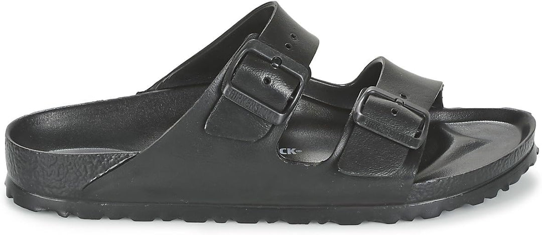 BIRKENSTOCK Herren Arizona Geöltes Leder Weit Pantoletten, 36 EU Schmal Schwarz