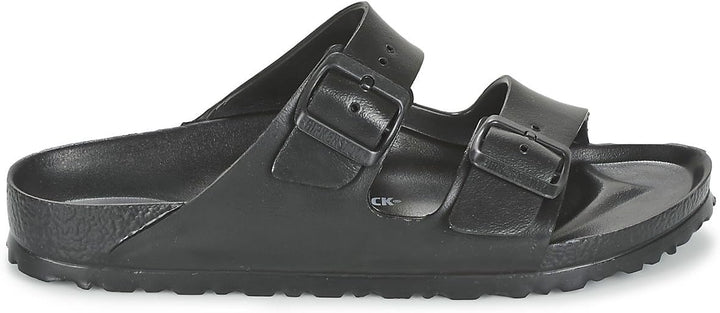 BIRKENSTOCK Herren Arizona Geöltes Leder Weit Pantoletten, 36 EU Schmal Schwarz