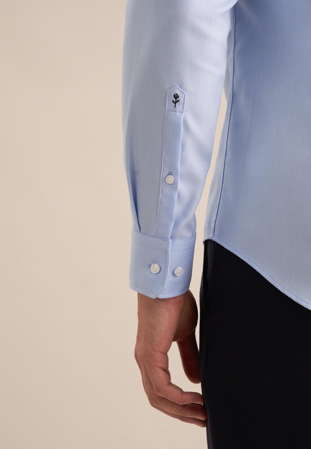Seidensticker Herren Men Shaped Longsleeve Cotton Businesshemd 37 Blau(253690), 37 Blau(253690)
