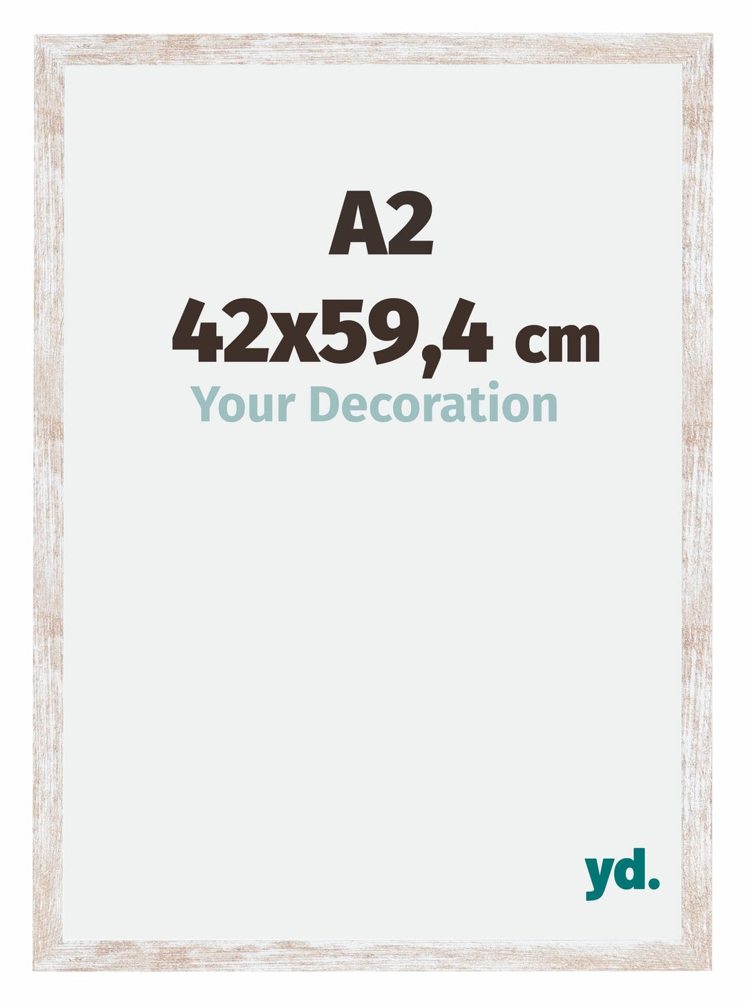 yd. Your Decoration - Bilderrahmen 42,00x59,40 cm - Bilderrahmen aus MDF mit Acrylglas - Antireflex