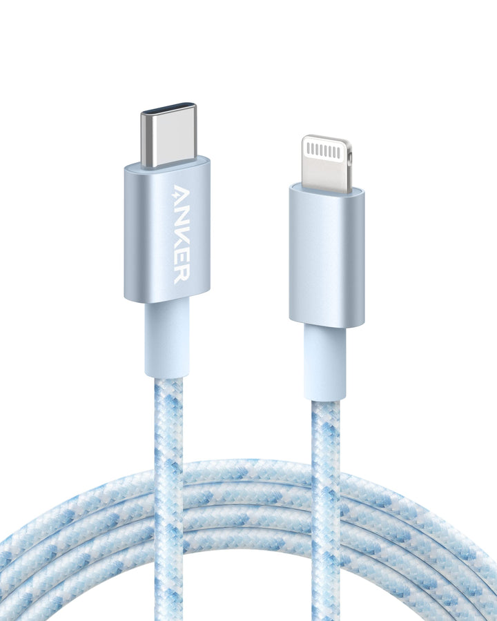 Anker USB C Lightning Kabel, 331 USB C auf Lightning Ladekabel 180cm, MFi zertifiziert, New Nylon Sc