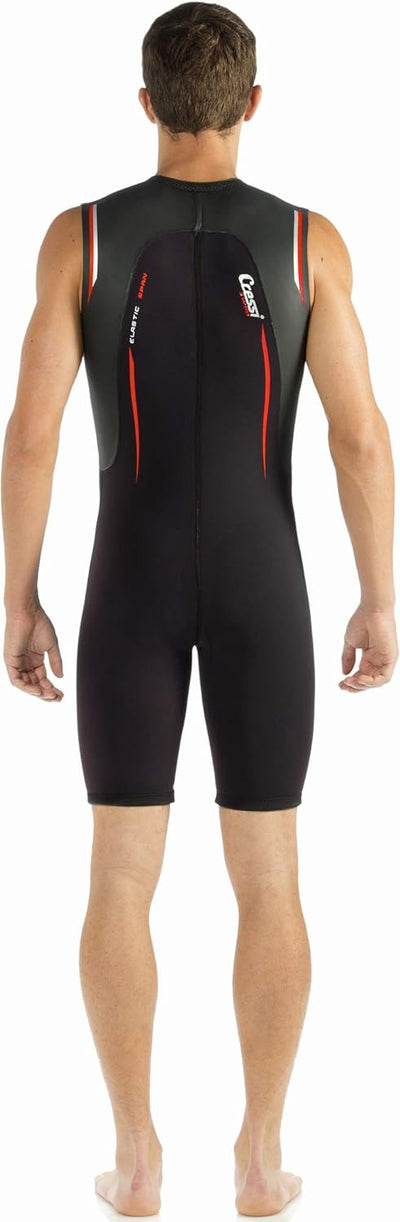 Cressi Termico Man Wetsuit 2 mm - Shorty Neoprenanzug aus hochelastischem Neopren für Herren L/4 Sch