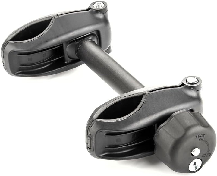 LST Rahmenhalter für Fahrradträger Radhalter 29 cm U-Bügelrohr Ø 25 mm abschliessbar beidseitig