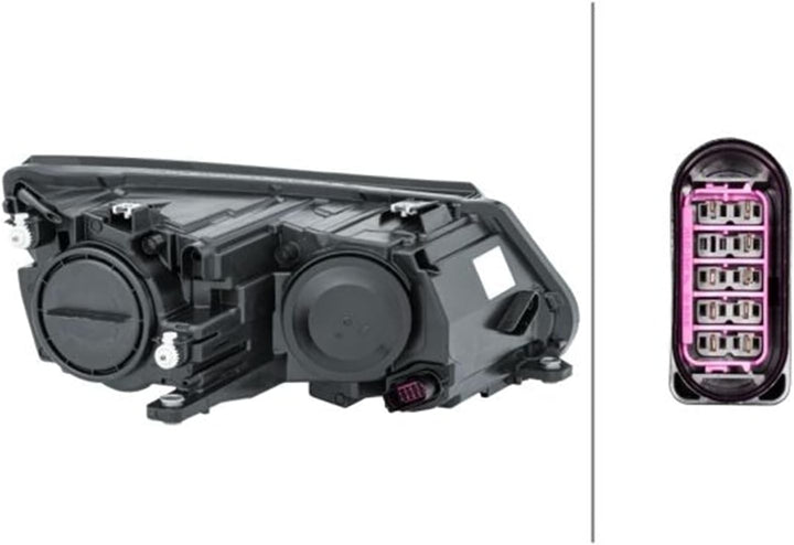 HELLA 1EL 010 749-211 FF/Halogen-Hauptscheinwerfer - links - für u.a. VW Tiguan (5N_), Links
