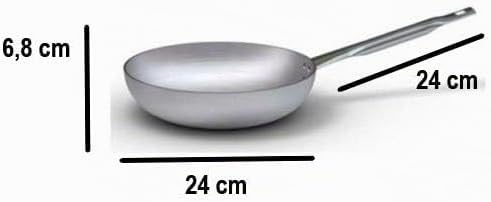 Ballarini Professionelle Bratpfanne, hoch, Aluminium 24 cm, 24 cm