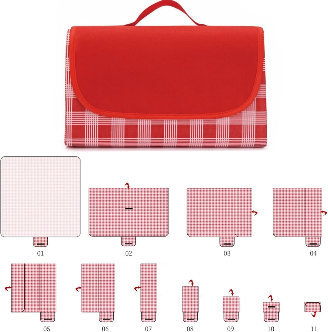 Picknickdecke wasserdichte Sanddichte Stranddecke Grosse 150x200cm Campingdecke Picknickmatte Campin