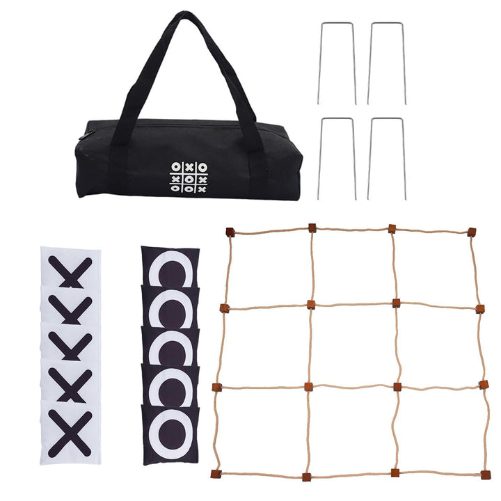 Ein Set Mit Einem Sporttages-Set Für Den Aussenbereich, Riesigen Tic-Tac-Toe-Sitzsack-Wurfspielen Fü