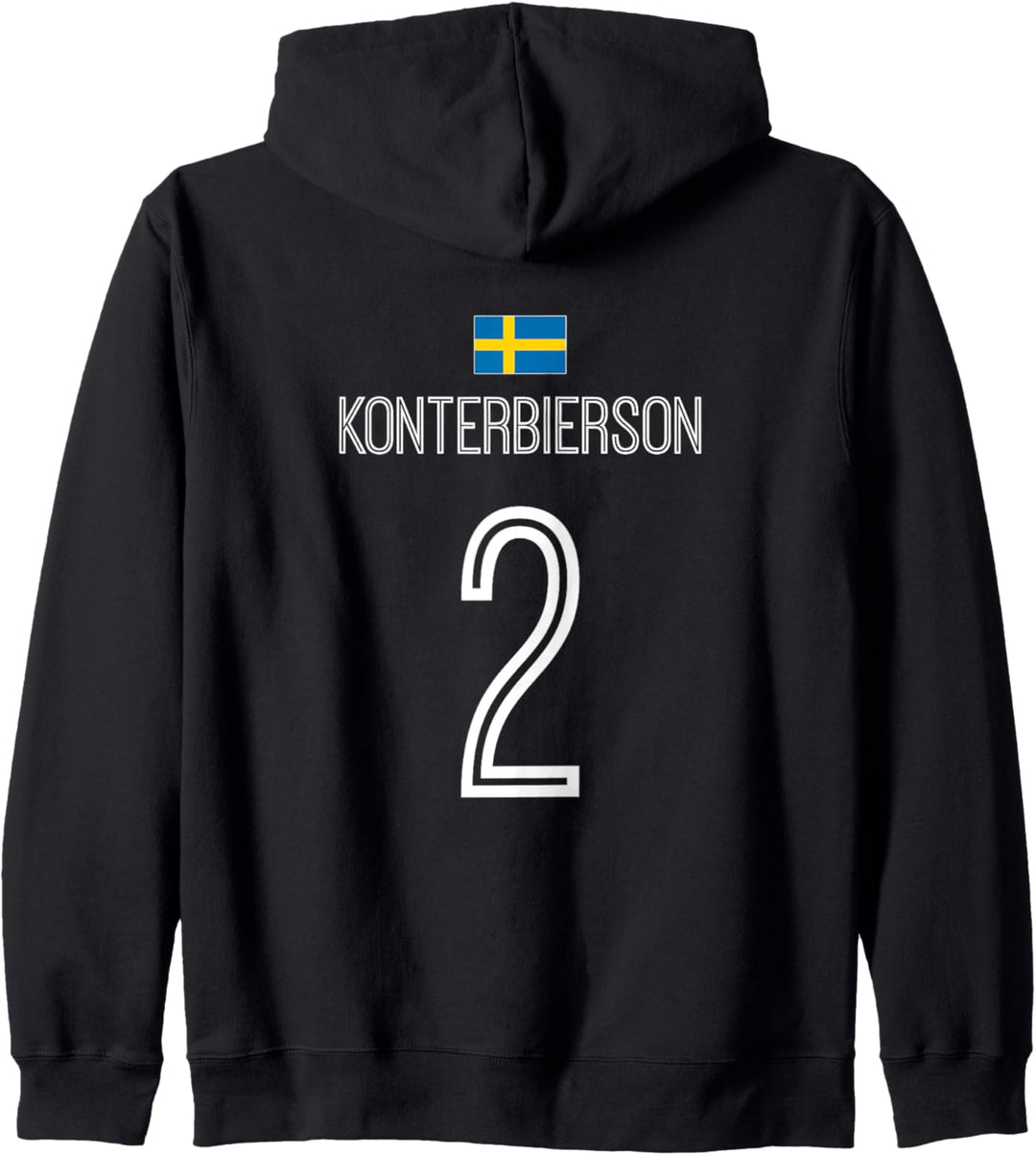 Schwedische Namen Sauf und Party Trikot Fussball Kapuzenjacke