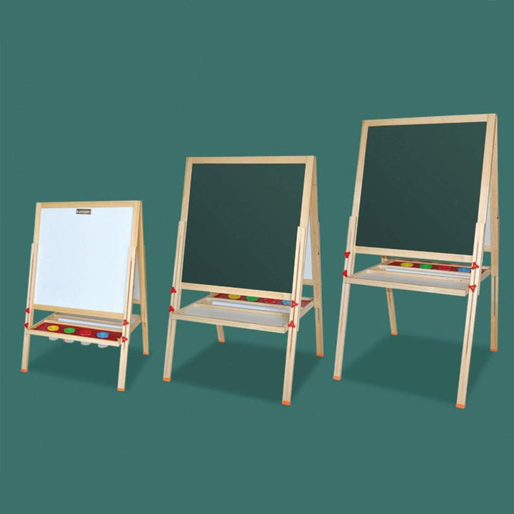 2 In 1 Kindertafel Magnetisch, Kinder Maltafel Standtafel Mit Kreide und Magnet, Höhenverstellbare W