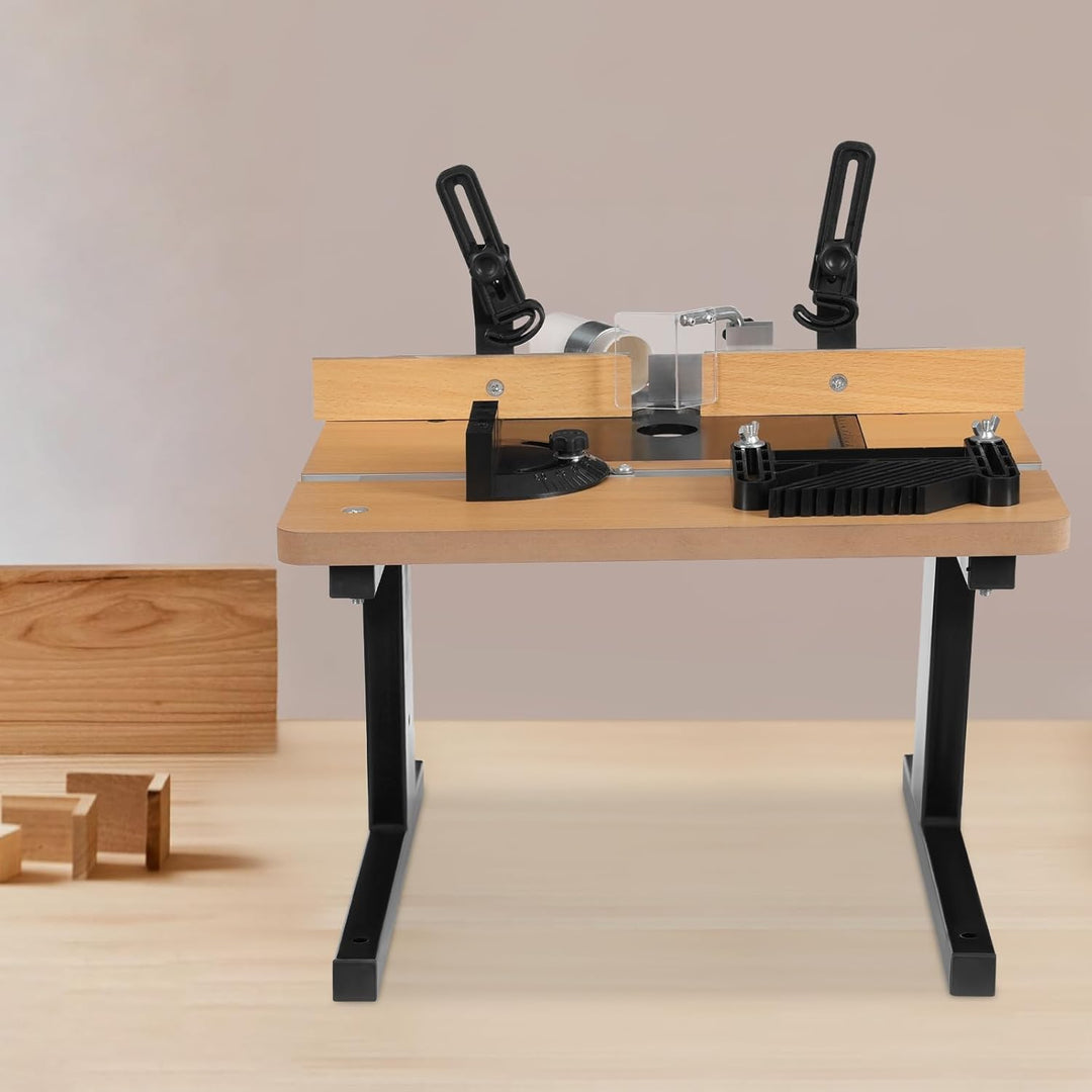 Oberfrästisch Holzbearbeitung Router Tisch MDF Router Tisch Rückenlehne links und Rechts Verschoben