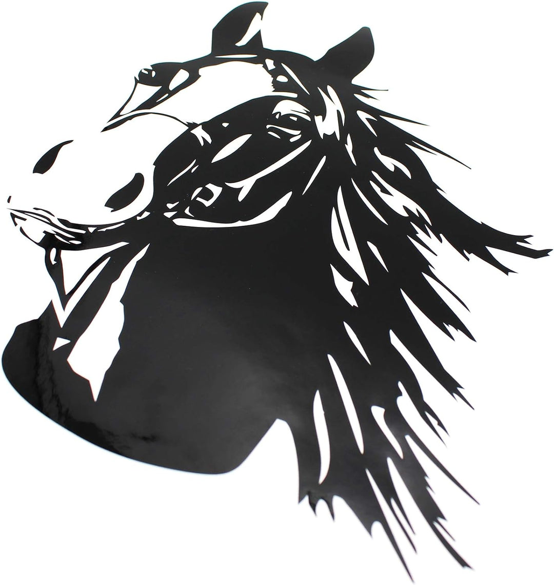 Finest Folia Aufkleber Pferd Pferdekopf Sticker für Auto Anhänger LKW Pferde Autoaufkleber Dekor Pfe
