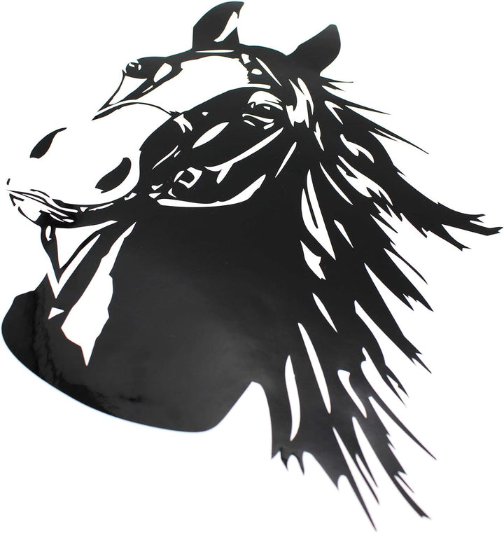 Finest Folia Aufkleber Pferd Pferdekopf Sticker für Auto Anhänger LKW Pferde Autoaufkleber Dekor Pfe