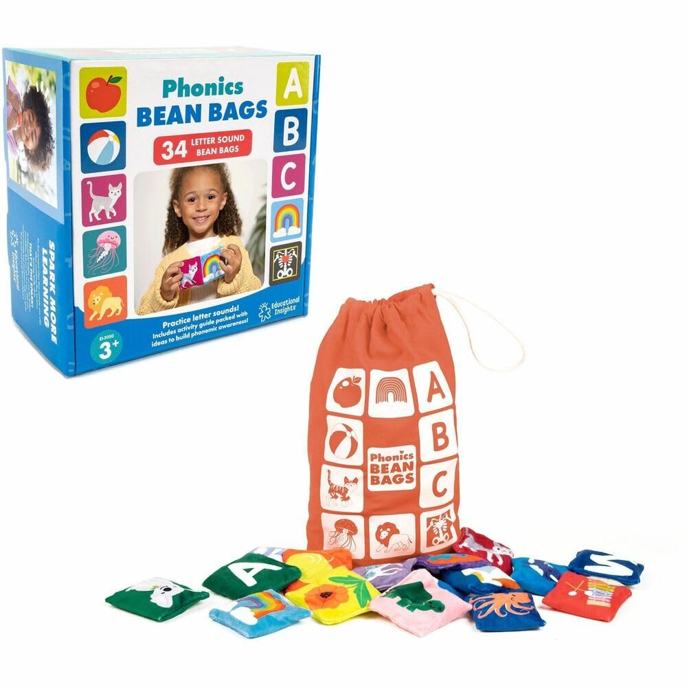 Learning Resources Bean Bags Lautbildungsübungen, Spielzeug für Kleinkinder, Spielzeug für Vorschulk
